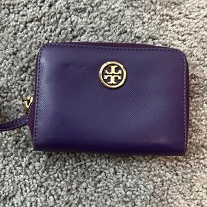 Tory Burch small zip wallet & key chain